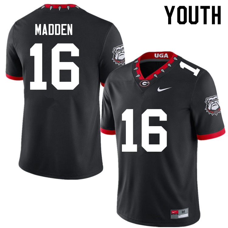 Youth #16 C.J. Madden Georgia Bulldogs College Football Jerseys Sale-100th Anniversary